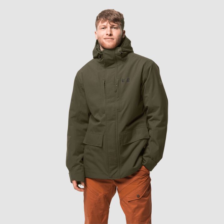 Chamarra Invierno Jack Wolfskin West Coast Hombre Verdes Mexico-9518163